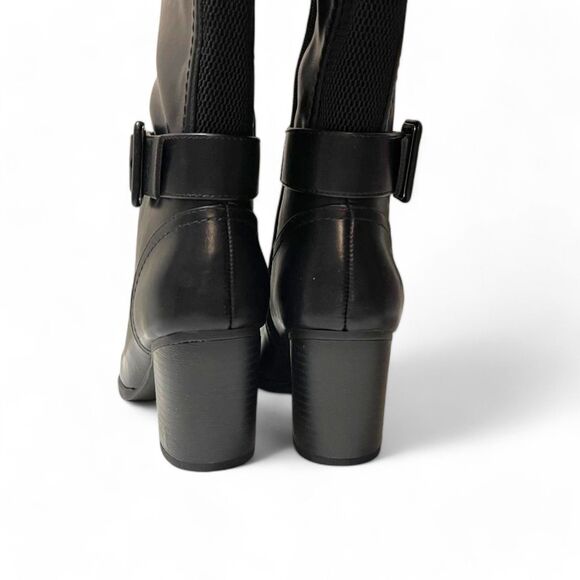 SOUL Naturalizer Twinkle Wide High Shaft Tall Black Boots. NEW! Size 9 - Picture 7 of 10